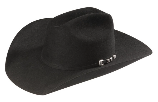 Jaxon Hats Crushable Wool Felt Gambler Hat: Size: S Black