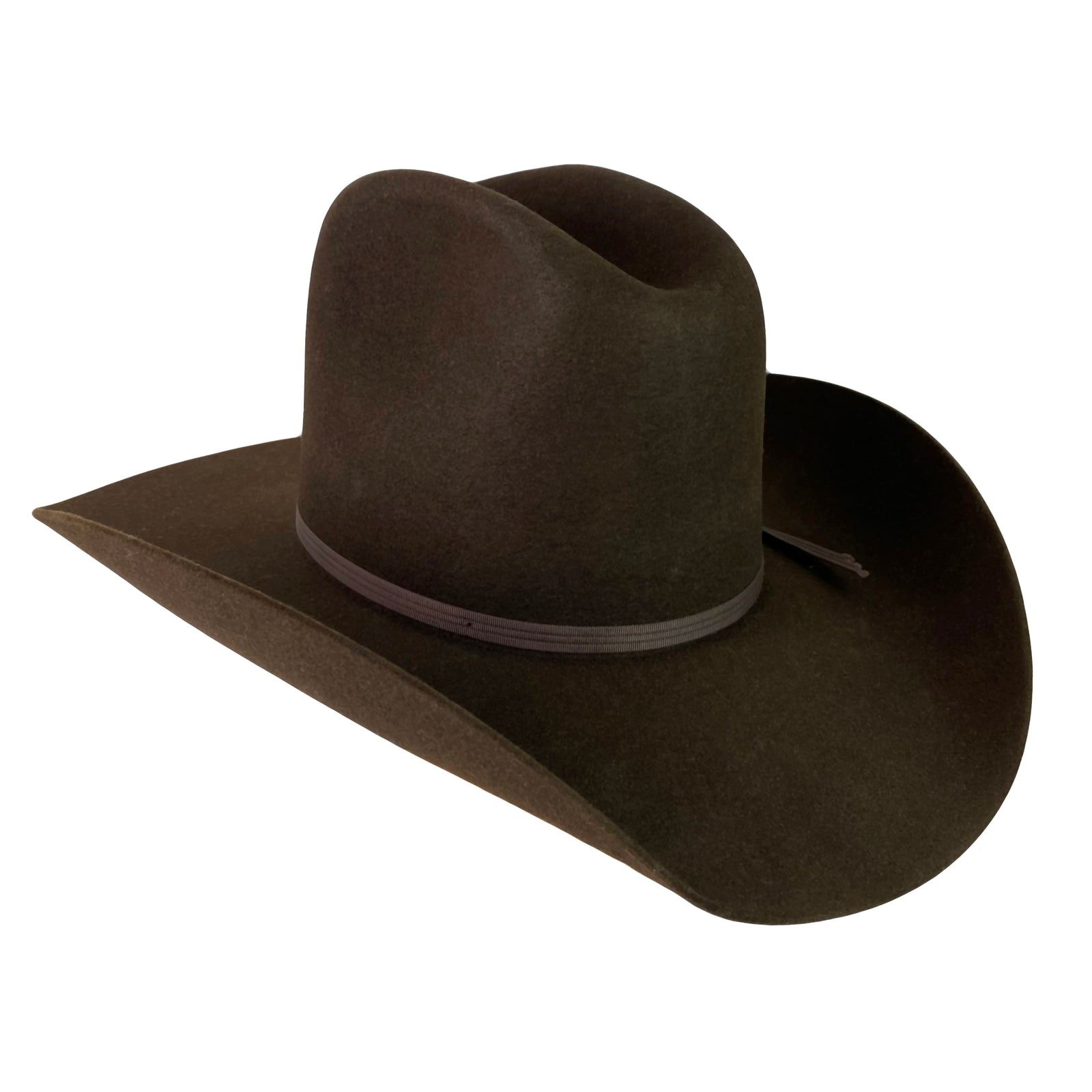 Stetson Open Road Vented Shantung Straw Western Hat: Size: 7 1/4 Chocolate Brown